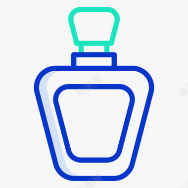 香水美容和spa10轮廓颜色图标图标