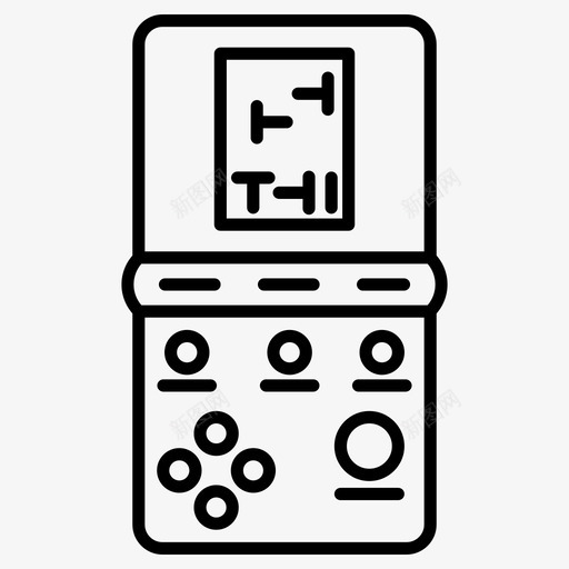 gameboy经典砖块游戏gameboy图标svg_新图网 https://ixintu.com gameboy 向量 图标 复古 应用程序 开发 掌上 游戏 经典 网站 视频