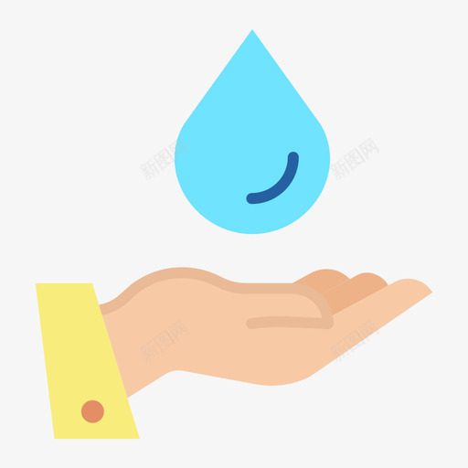节约用水水12平坦图标svg_新图网 https://ixintu.com 平坦 水12 节约用水