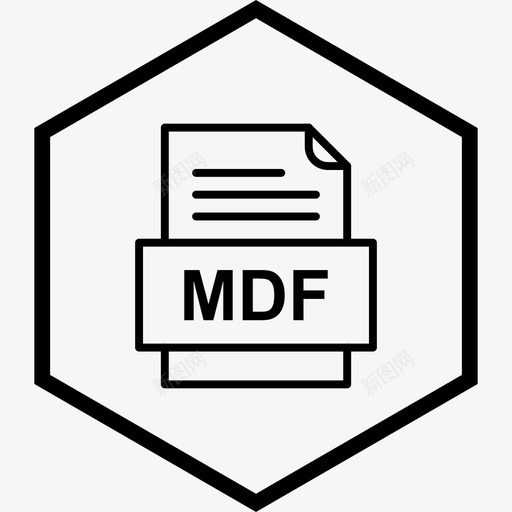 mdf文件文件文件类型格式图标svg_新图网 https://ixintu.com 41种文件格式 mdf文件文件 文件类型 格式