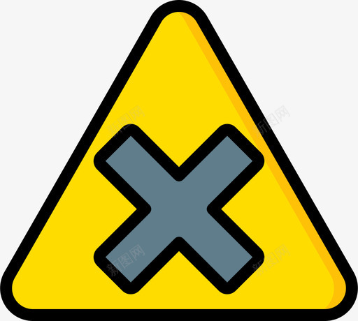 有害警告标志2线颜色图标svg_新图网 https://ixintu.com 有害 标志 警告 颜色
