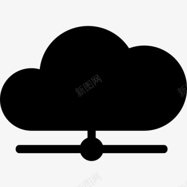 云服务器数据库互联网图标图标