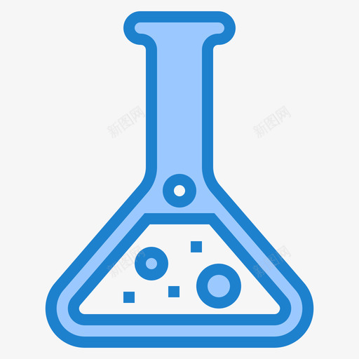 烧瓶医用180蓝色图标svg_新图网 https://ixintu.com 医用 烧瓶 蓝色