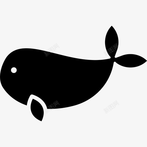 鲸鱼鱼海洋图标svg_新图网 https://ixintu.com 海洋 自然 鱼 鲸鱼 鲸鱼的偶像