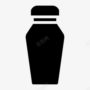 摇匀瓶子和容器1装满图标图标