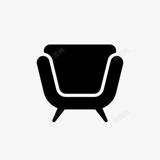 采购产品扶手椅软垫家具家庭家具图标svg_新图网 https://ixintu.com 产品 室内 家具 家庭 扶手 软垫 采购