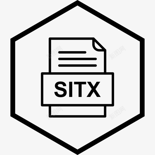 sitx文件文件文件类型格式图标svg_新图网 https://ixintu.com 41种 sitx 文件 格式 类型