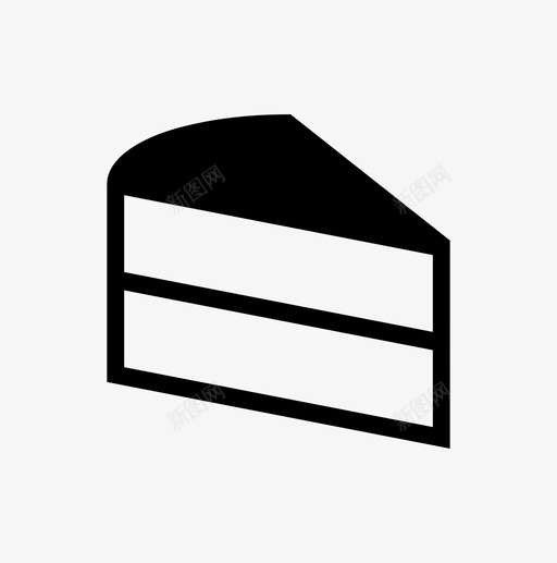 波士顿奶油派可可蛋糕图标svg_新图网 https://ixintu.com 可可 奶油 波士顿 甜点 美味 蛋糕