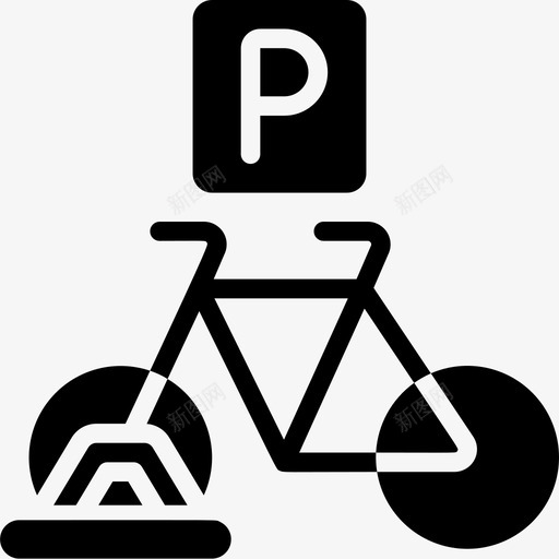 自行车停车场公共服务12个停车位图标svg_新图网 https://ixintu.com 12个 停车位 停车场 公共服务 自行车