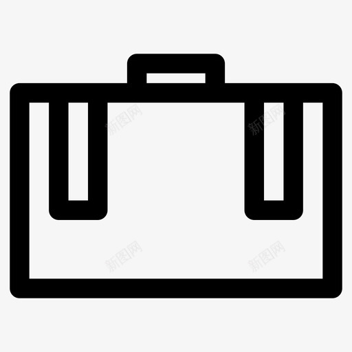 手提箱包行李架图标svg_新图网 https://ixintu.com 图标 实心 手提箱 用户界面 粗体 行李架 行李箱