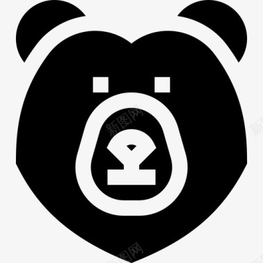 熊俄罗斯5填充图标图标