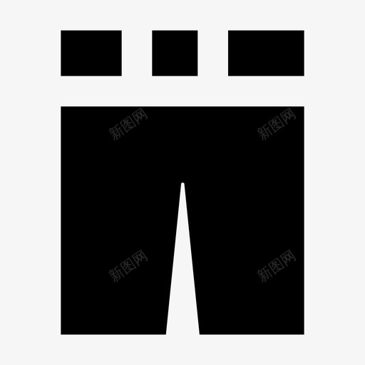 衣服牛仔裤裤子图标svg_新图网 https://ixintu.com 牛仔裤 衣服 衣服字形24像素 裤子 运动裤