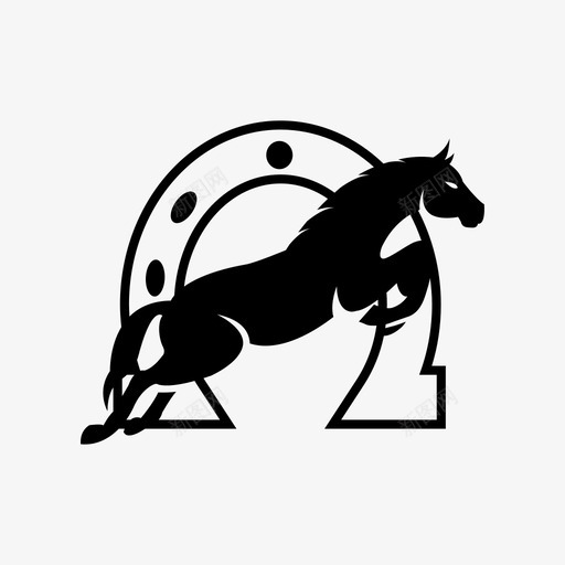 91 jumping horse witsvg_新图网 https://ixintu.com 91 jumping horse wit