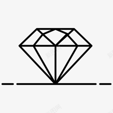 钻石同素异形体碳合金图标图标