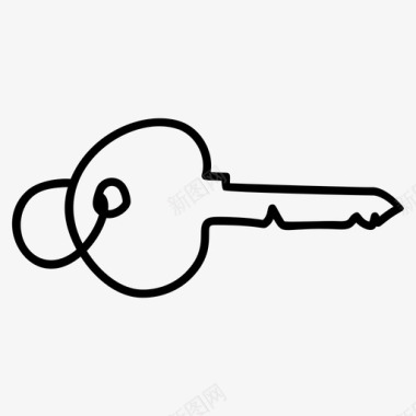 钥匙门钥匙房屋钥匙图标图标