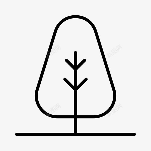 树木环境绿色植物图标svg_新图网 https://ixintu.com 户外 树木 环境 绿色植物 自然