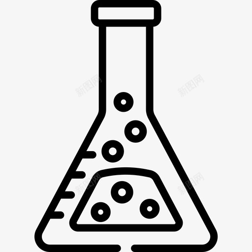 Erlenmeyer物理学26线性图标svg_新图网 https://ixintu.com Erlenmeyer 物理学 线性