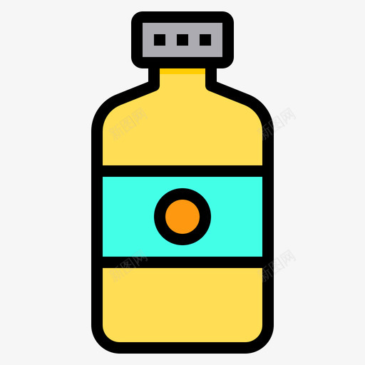 瓶子瓶子和容器4线性颜色图标svg_新图网 https://ixintu.com 瓶子 瓶子和容器4 线性颜色