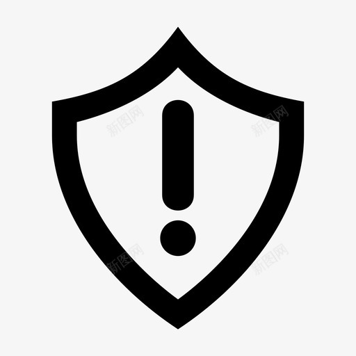 警惕小心危险图标svg_新图网 https://ixintu.com 危险 安全 小心 警告 警惕
