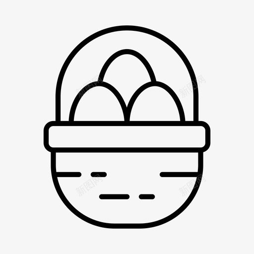 鸡蛋美国庆祝图标svg_新图网 https://ixintu.com 十一月 庆祝 感恩节 美国 食物 鸡蛋