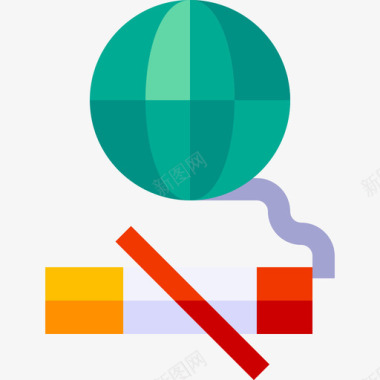世界戒烟6平淡图标图标