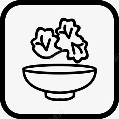 沙拉黄瓜生菜图标图标