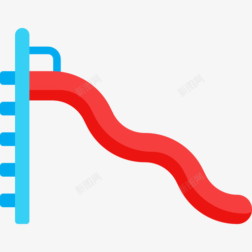 滑梯城市公园10号平坦图标svg_新图网 https://ixintu.com 城市公园10号 平坦 滑梯
