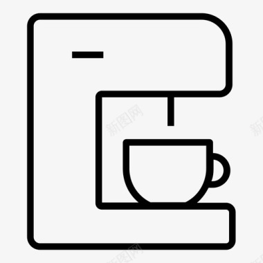 浓缩咖啡美式咖啡咖啡图标图标