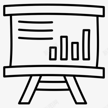 业务图条形图业务分析图标图标