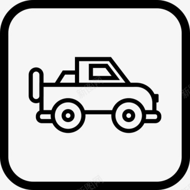 吉普车越野车交通工具图标图标