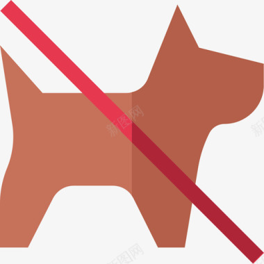 禁止携带宠物28号铁路平坦图标图标