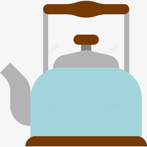 水壶厨房59平的图标svg_新图网 https://ixintu.com 厨房 平的 水壶