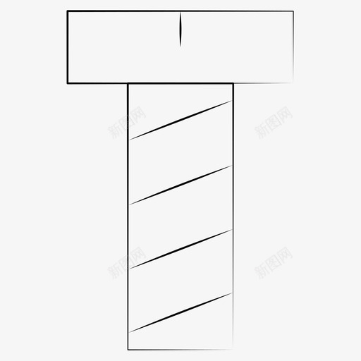 螺栓螺钉手拉结构图标svg_新图网 https://ixintu.com 手拉 结构 螺栓 螺钉