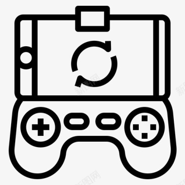 游戏控制器手机智能手机图标图标
