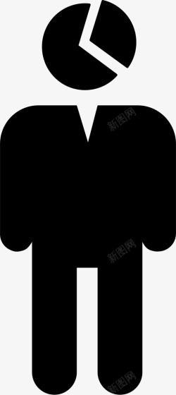 问卷统计人力数据统计财务饼图图标高清图片