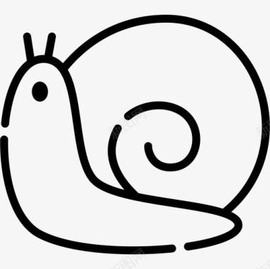 蜗牛动物55直系图标图标