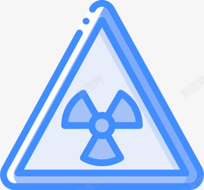 核遗传学和生物工程4蓝色图标图标