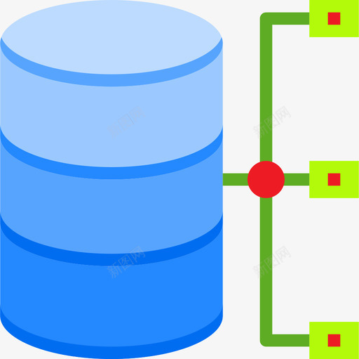 存储数据和网络管理3扁平图标svg_新图网 https://ixintu.com 存储 扁平 数据 网络管理