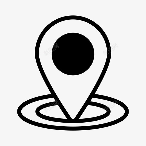 坐标位置地图图标svg_新图网 https://ixintu.com 位置 地图 地图针 地点 坐标 点 点位标