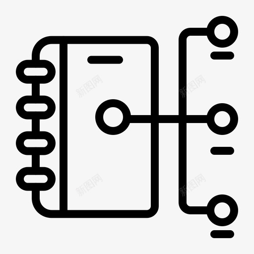 课程结构教育网络教学图标svg_新图网 https://ixintu.com 教育 网络教学 网络教学系统概要 课程 课程结构