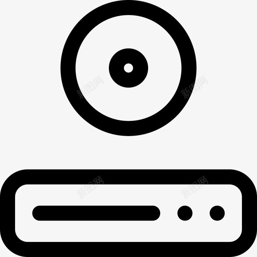 Bluray电视29直系图标svg_新图网 https://ixintu.com Bluray 电视 直系
