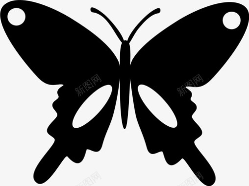 蝴蝶动物甲虫图标图标