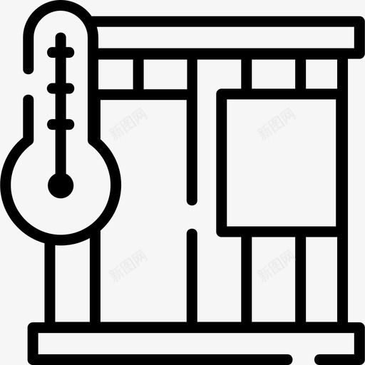 桑拿健身房45线性图标svg_新图网 https://ixintu.com 健身房 桑拿 线性