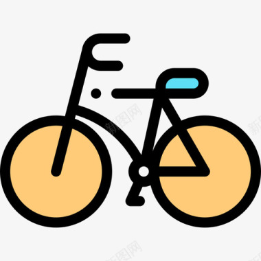 直线自行车167图标图标