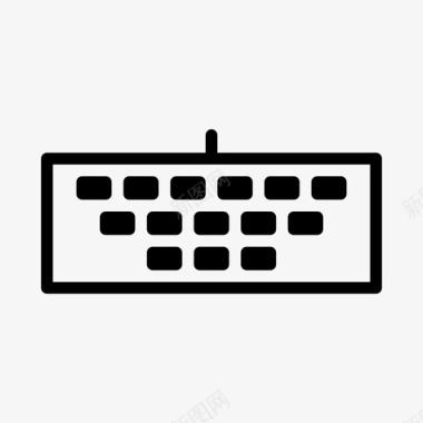 键盘类型键入图标图标
