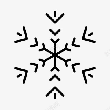 霜冻圣诞节雪图标图标