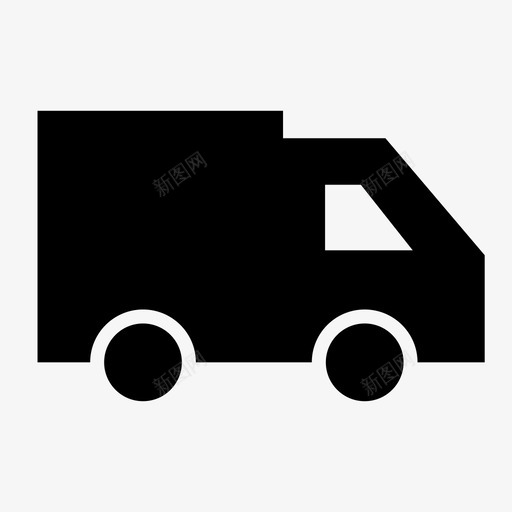 汽车送货包裹图标svg_新图网 https://ixintu.com 包裹 卡车 发送 汽车 电子商务 货车 送货