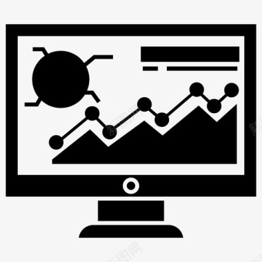 在线商业分析商业分析商业信息图表图标图标