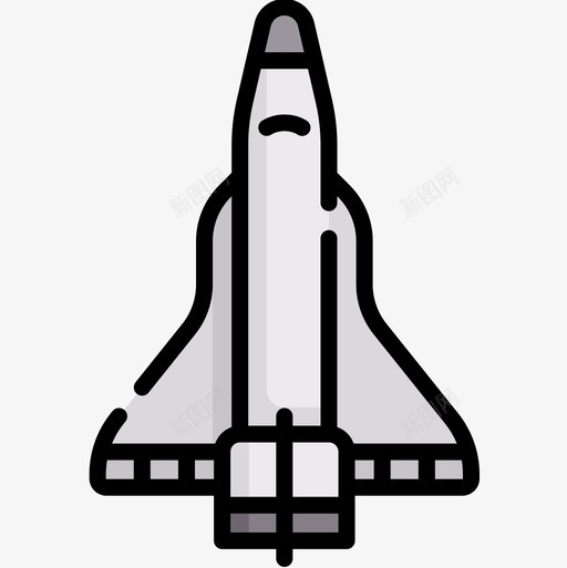 宇宙飞船146号太空船线性颜色图标svg_新图网 https://ixintu.com 146号 太空船 宇宙飞船 线性 颜色