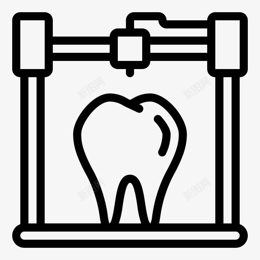 3d牙齿牙医医疗图标svg_新图网 https://ixintu.com 3d 人体 医疗 器官 打印 牙医 牙齿